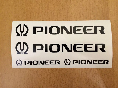 Pioneer aufkleber set tuning - pioneer,
